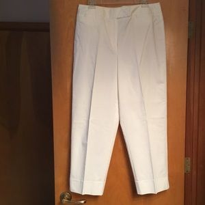 Talbots White Pants 12